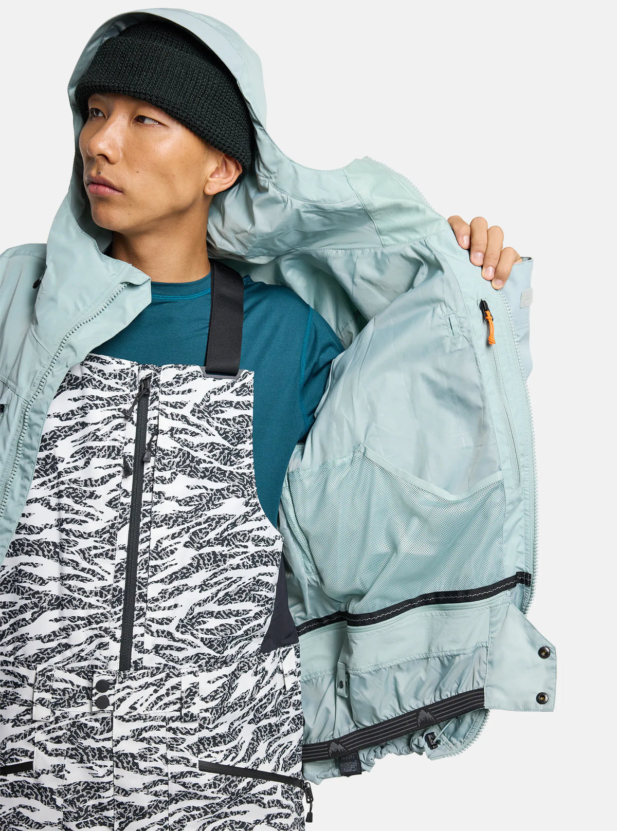 Burton Frostner Jacket Mens 2025 Petrol Green - Elevation107