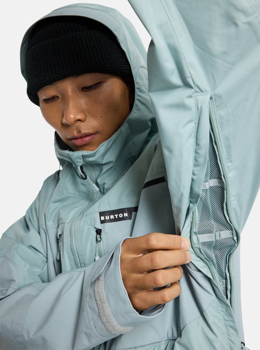 Burton Frostner Jacket Mens 2025 Petrol Green - Elevation107