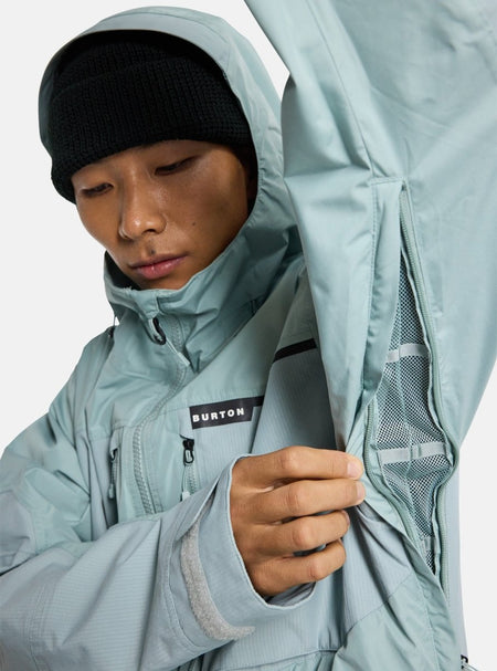 Burton Frostner Jacket Mens 2025 Petrol Green - Elevation107