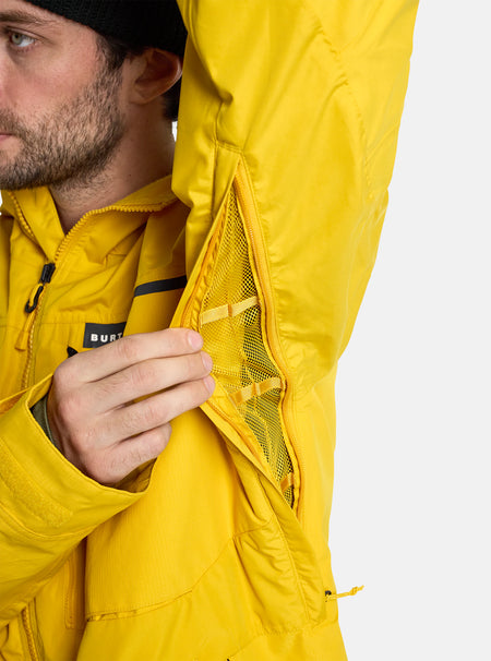 Burton Frostner Jacket Mens 2025 Goldenrod - Elevation107