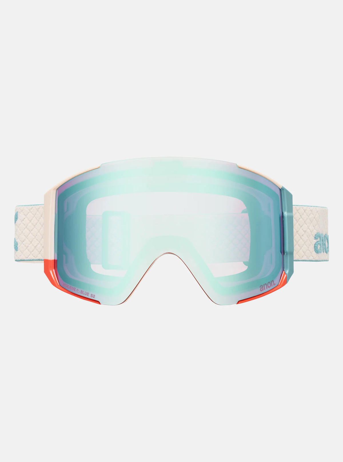 Anon Sync Goggles & MFI Face Mask & Spare Lens - Oat / Perceive Variable Blue Lens - Elevation107