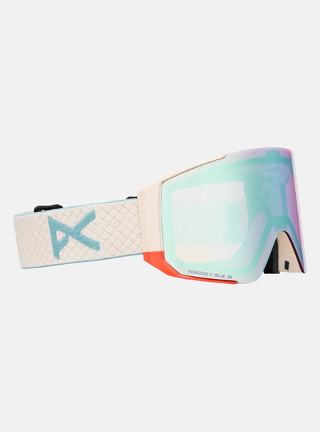 Anon Sync Goggles & MFI Face Mask & Spare Lens 2026 - Oat / Perceive Variable Blue Lens - Low Bridge Fit - Elevation107