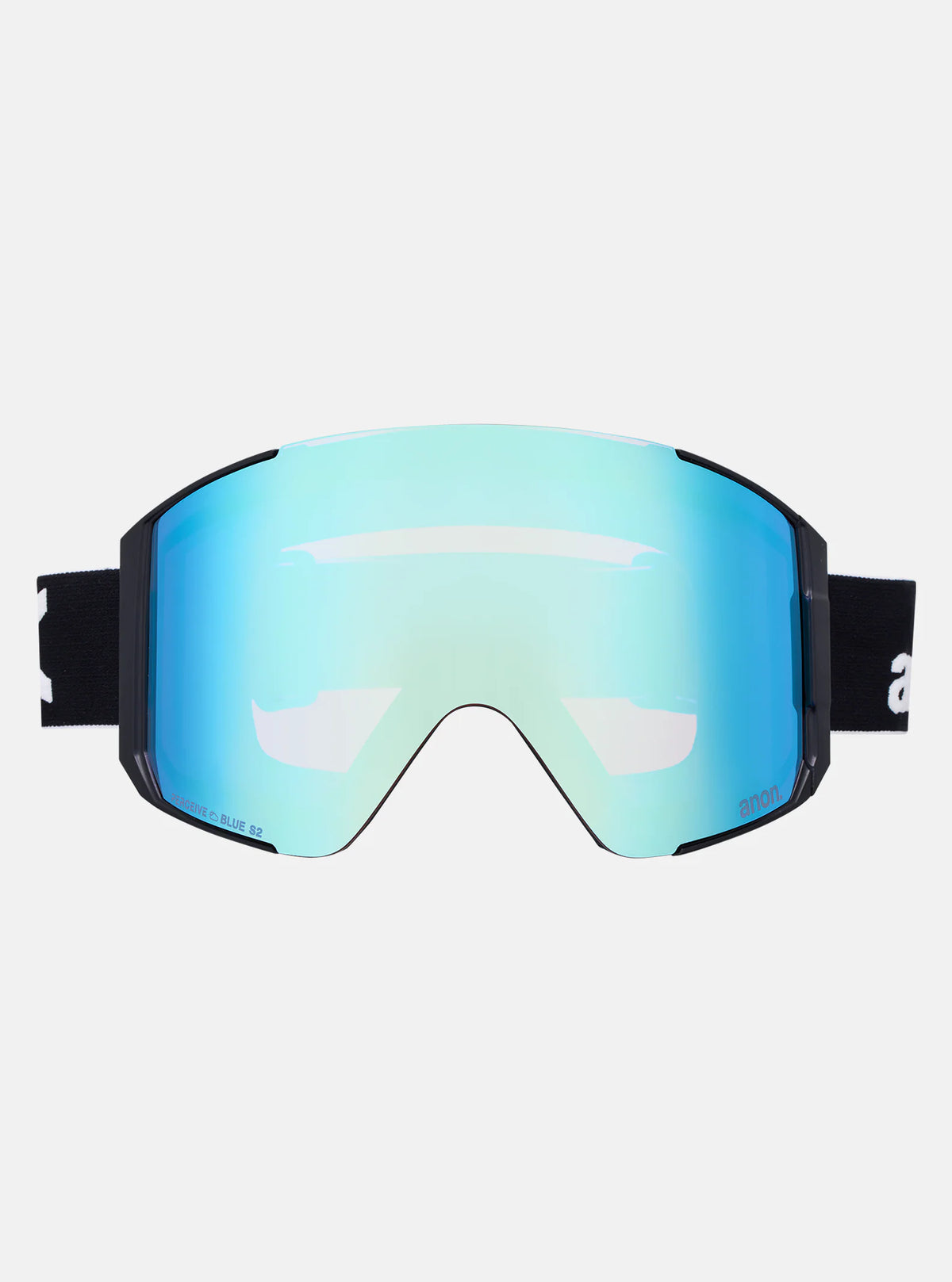 Anon Sync Goggles & MFI Face Mask & Spare Lens - Black / Perceive Variable Blue Lens - Elevation107