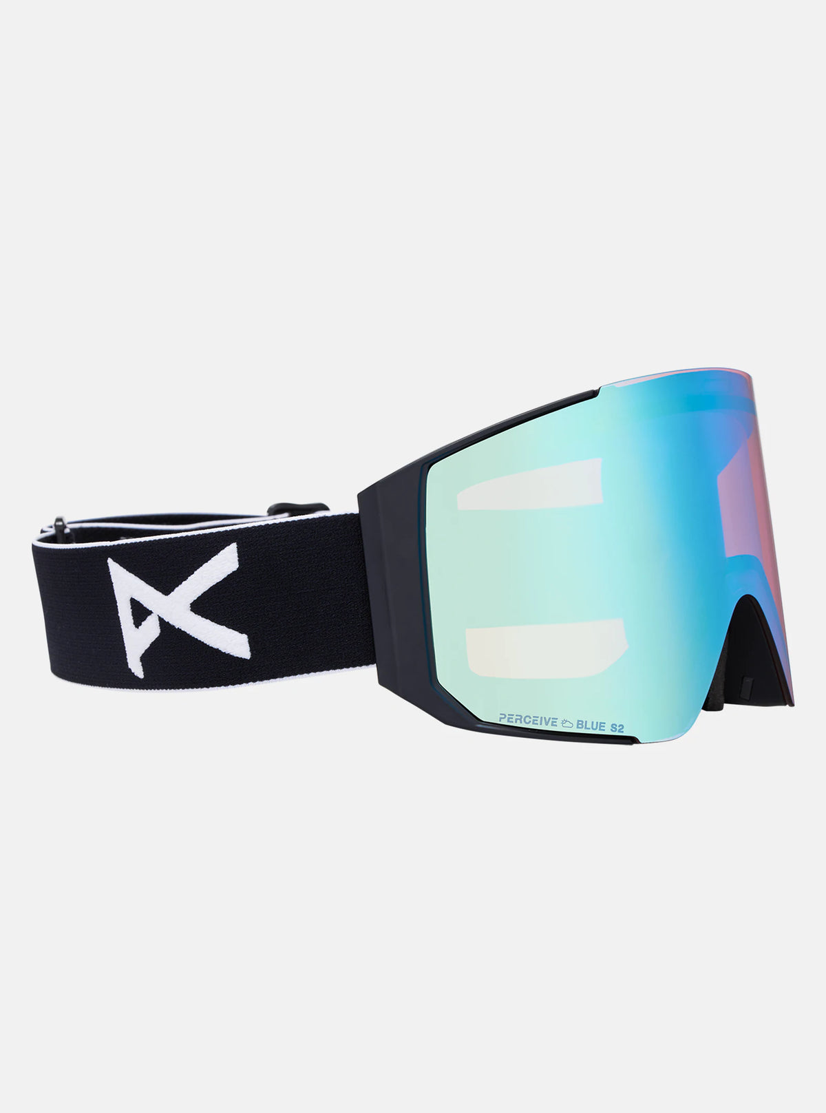 Anon Sync Goggles & MFI Face Mask & Spare Lens - Black / Perceive Variable Blue Lens - Low Bridge Fit - Elevation107