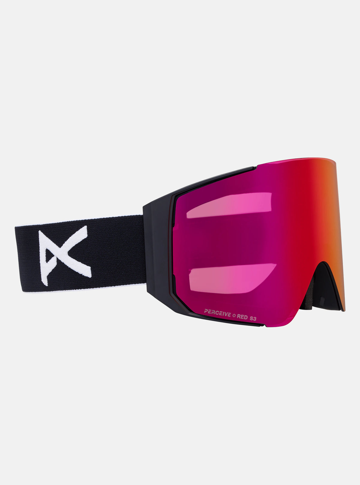 Anon Sync Goggles & MFI Face Mask & Spare Lens - Black / Perceive Sunny Red Lens - Elevation107