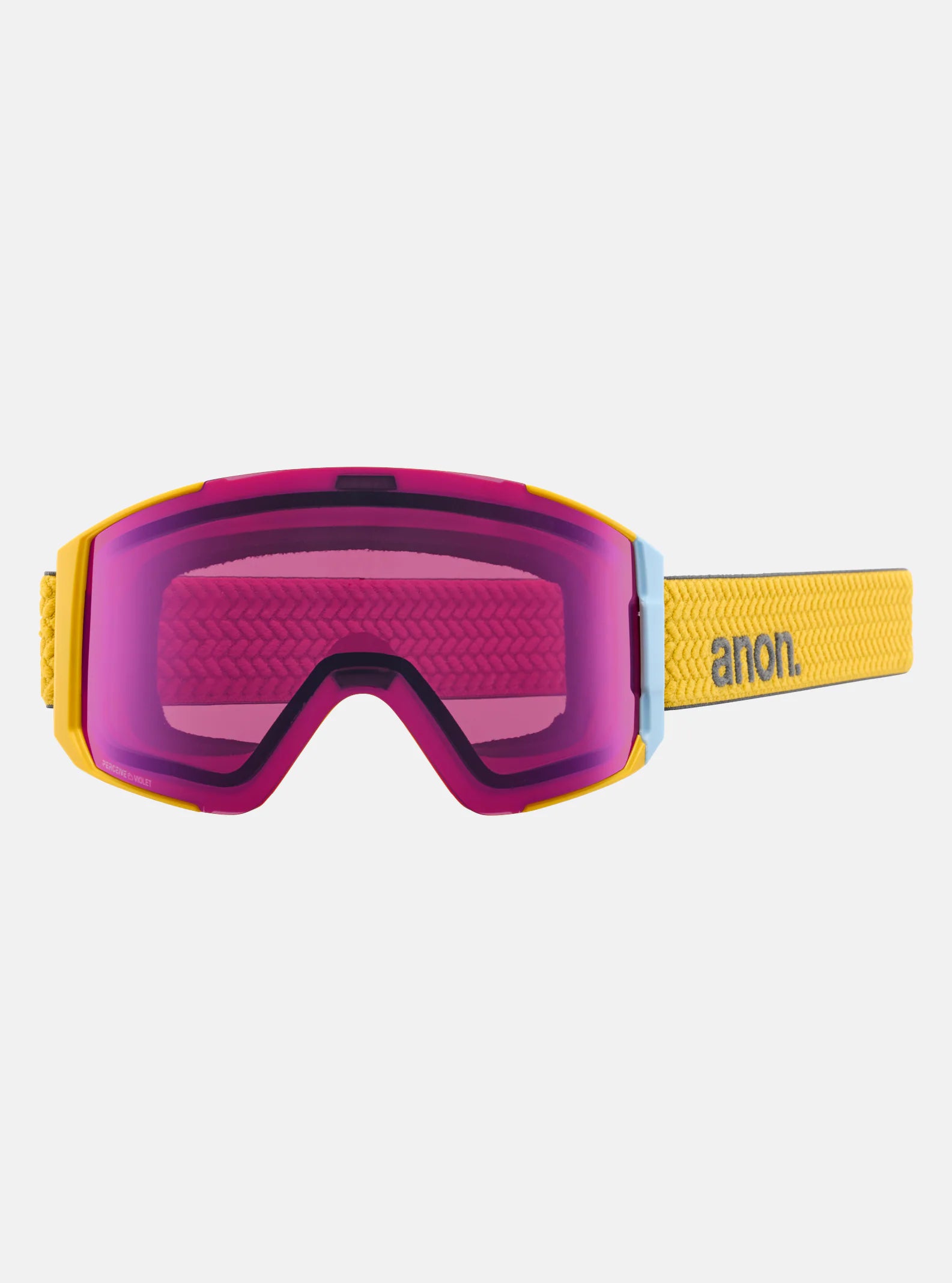 Anon Sync Goggles Low Bridge Fit Golden / Perceive Sunny Onyx Lens & Spare Lens - Elevation107