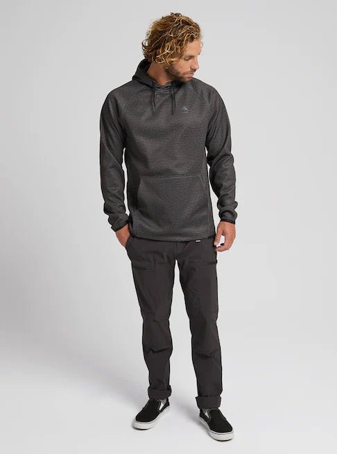 Burton Crown Weatherproof Pull Over Hoodie Mens Black Heather - Elevation107
