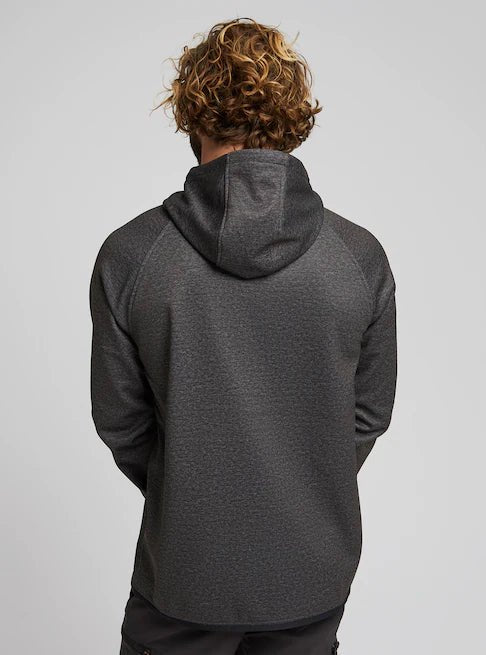 Burton Crown Weatherproof Pull Over Hoodie Mens Black Heather - Elevation107