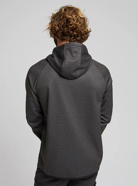 Burton Crown Weatherproof Pull Over Hoodie Mens Black Heather - Elevation107
