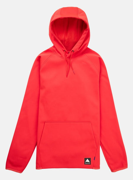 Burton Men's Crown Weatherprrof Pull Over Fleece Fiesta Red - Elevation107