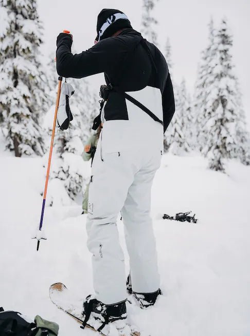Burton [AK] Cyclic GORE - TEX Bib Pants Mens Grey Cloud - Elevation107
