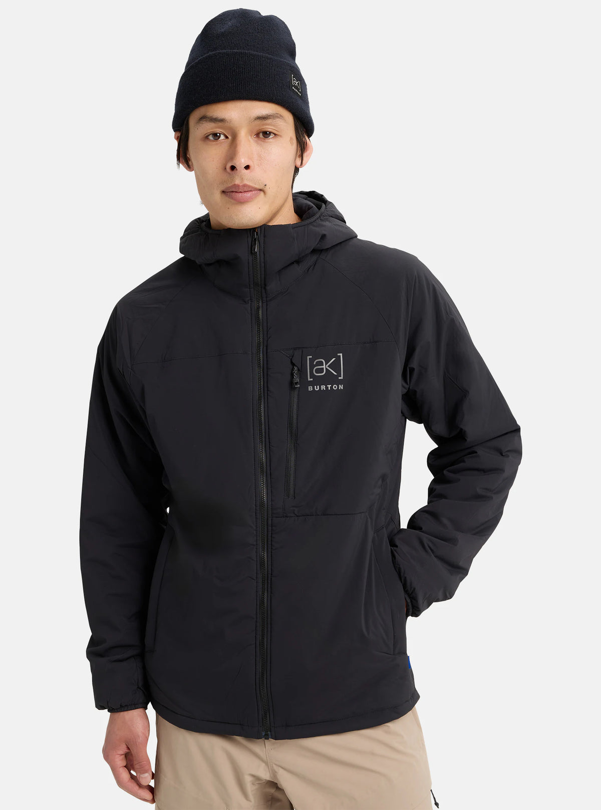Burton [ak] Helium Hooded Stretch Insulated Jacket Mens 2026 Black - Elevation107