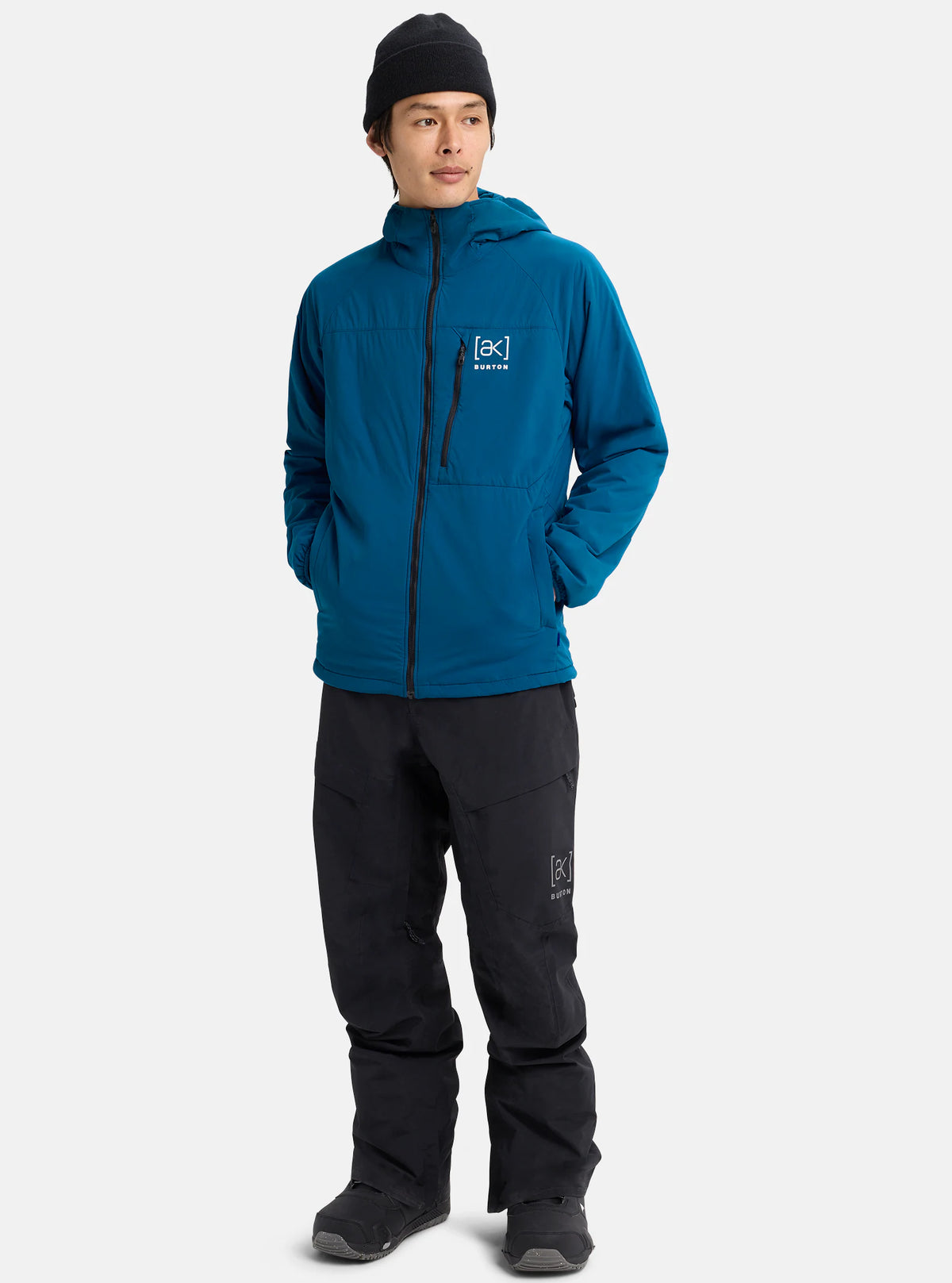 Burton [ak] Helium Hooded Stretch Insulated Jacket Mens 2026 Blue Teal - Elevation107