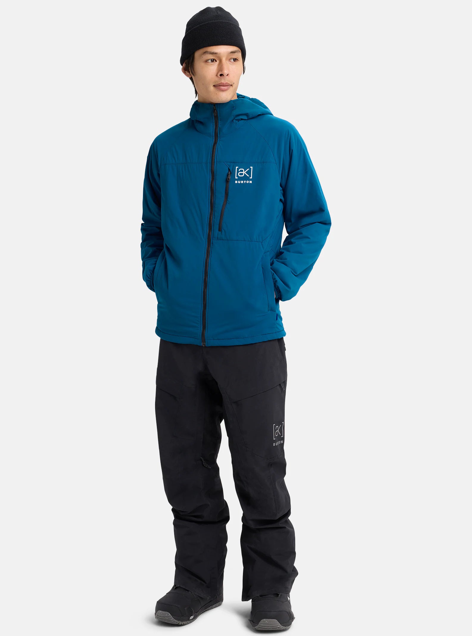 Burton [ak] Helium Hooded Stretch Insulated Jacket Mens 2026 Blue Teal - Elevation107