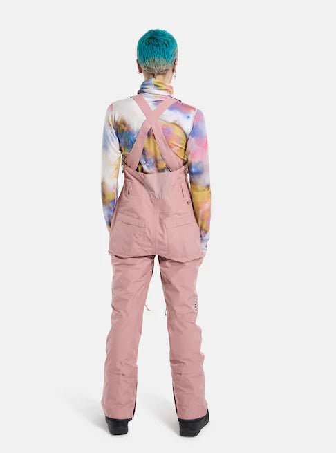 Burton Avalon Gore - Tex Bib Pants Womens Powder Blush - Elevation107