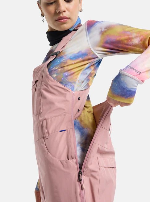 Burton Avalon Gore - Tex Bib Pants Womens Powder Blush - Elevation107