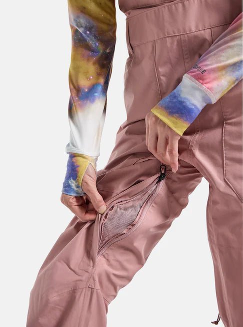 Burton Avalon Gore - Tex Bib Pants Womens Powder Blush - Elevation107