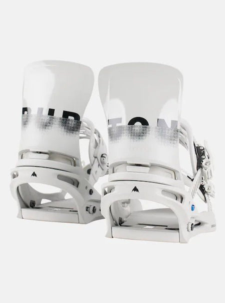 Burton Cartel X Snowboard Bindings Mens Grey / Logo - Elevation107