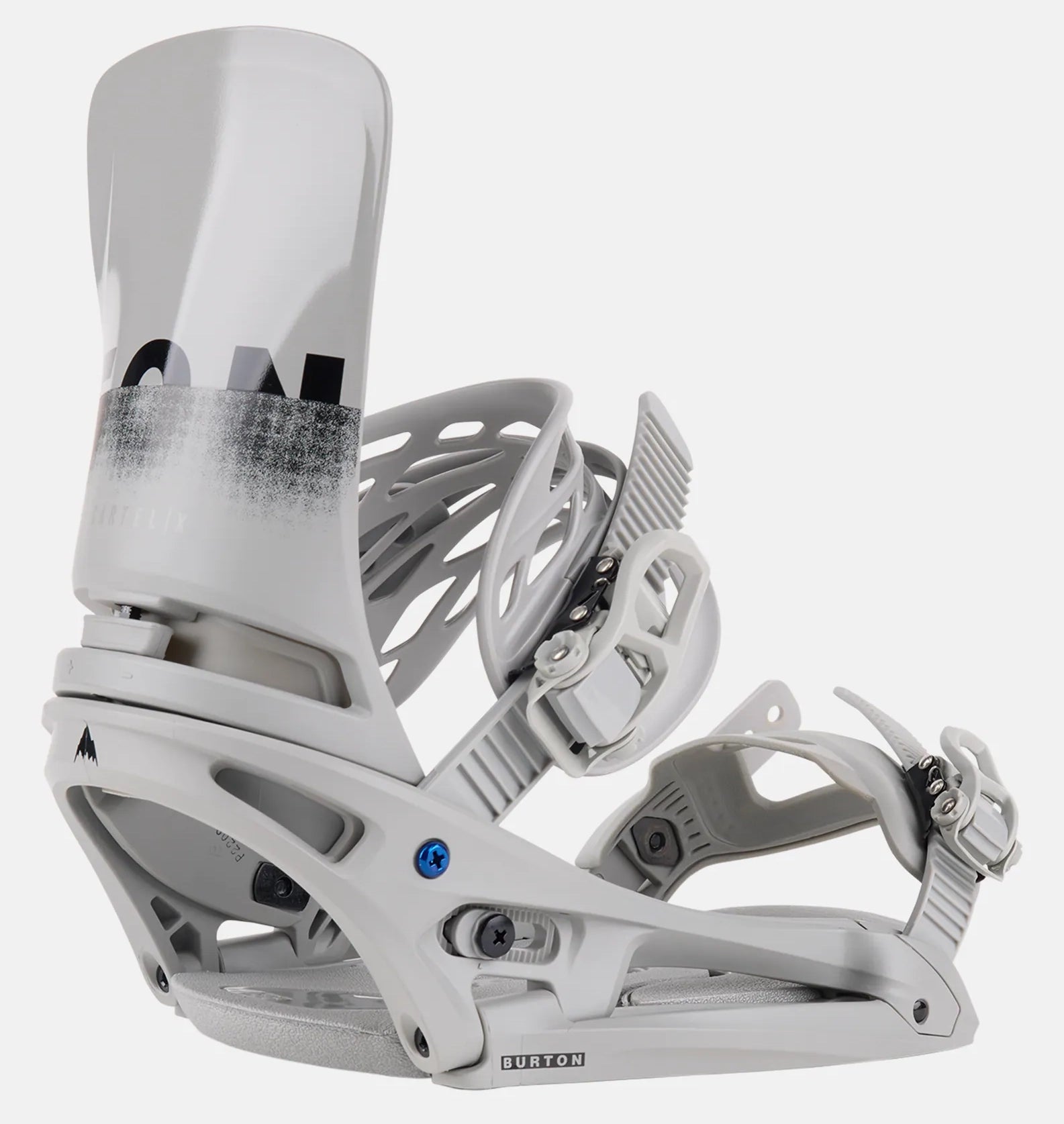 Burton Cartel X EST Snowboard Bindings Mens Grey / Logo - Elevation107
