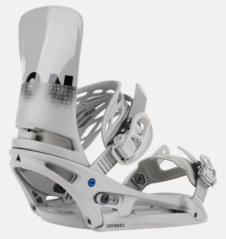 Burton Cartel X EST Snowboard Bindings Mens Grey / Logo - Elevation107