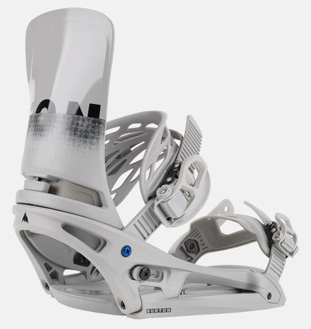 Burton Cartel X EST Snowboard Bindings Mens 2024 Grey / Logo