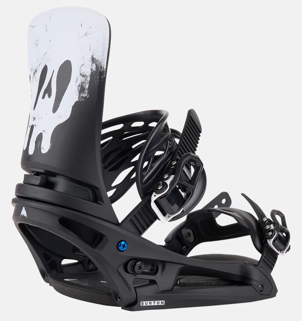 Burton Cartel X EST Snowboard Bindings Mens Black / White / Graphic - Elevation107