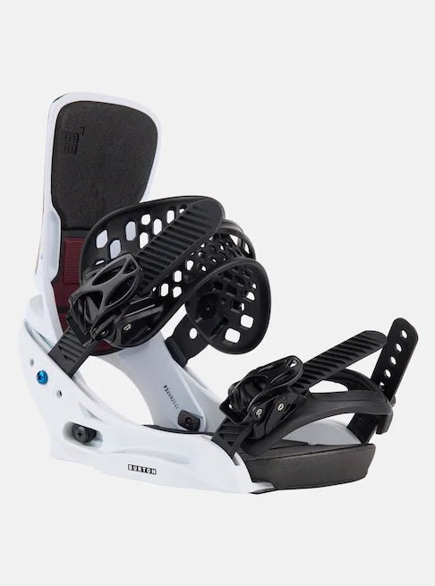 Burton Lexa X EST Snowboard Bindings Womens White / Graphic - Elevation107