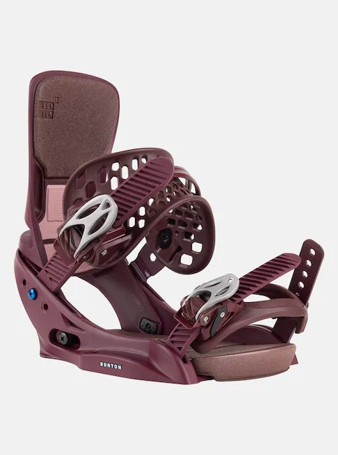 Burton Lexa X Snowboard Bindings Womens Almandine - Elevation107
