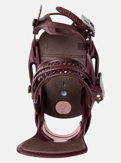 Burton Lexa X Snowboard Bindings Womens Almandine - Elevation107