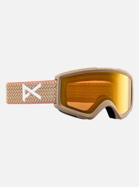 Anon Helix 2.0 Goggles & Spare Lens Summit Taupe / Perceive Sunny Bronze Lens - Elevation107