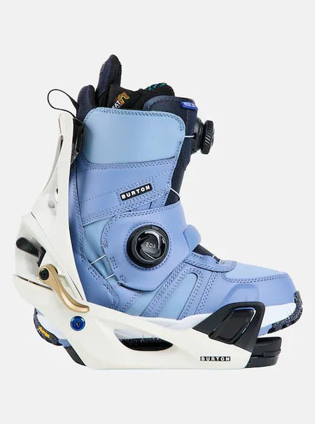 Burton Step On Escapade Snowboard Bindings Womens White / Gold - Elevation107