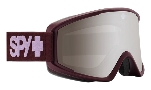 Spy Crusher Elite Goggles Matte Merlot / HD Bronze Silver Mirror