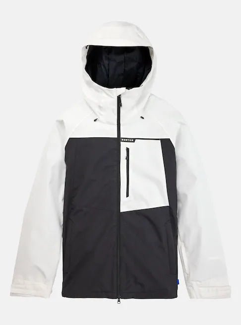 Burton Lodgepole Jacket Mens Stout White / Black - Elevation107