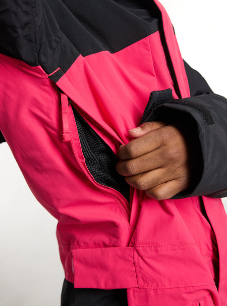 Burton Kids One Piece Suit 2025 Black / Azalea Pink - Elevation107