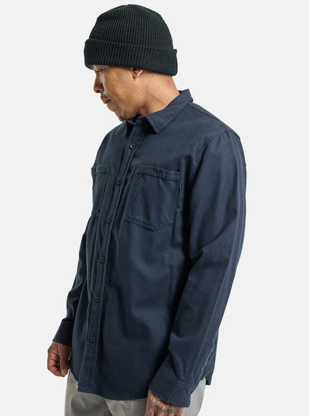 Burton Favourite Flannel Long Sleeved Shirt Mens Black - Elevation107