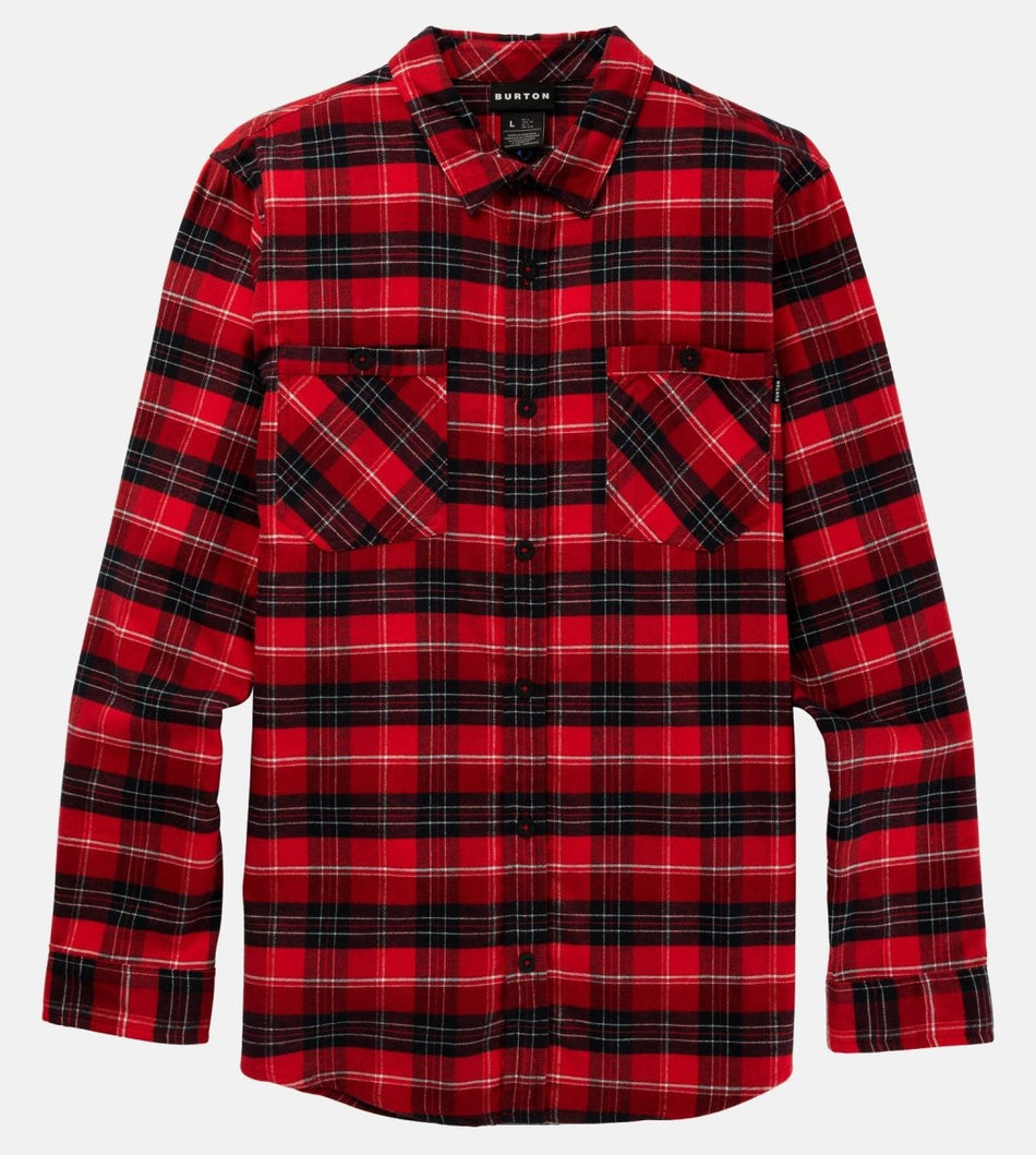 Burton Favorite Flannel Mens Tomato Bradley Plaid - Elevation107