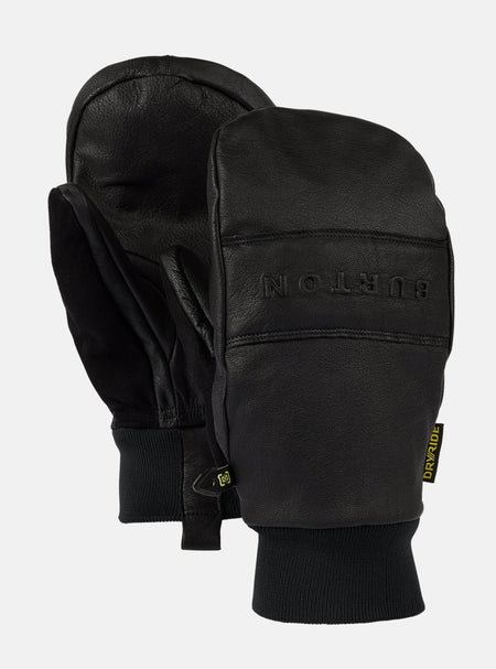 Burton Treeline Leather Mitts 2026 Black - Elevation107