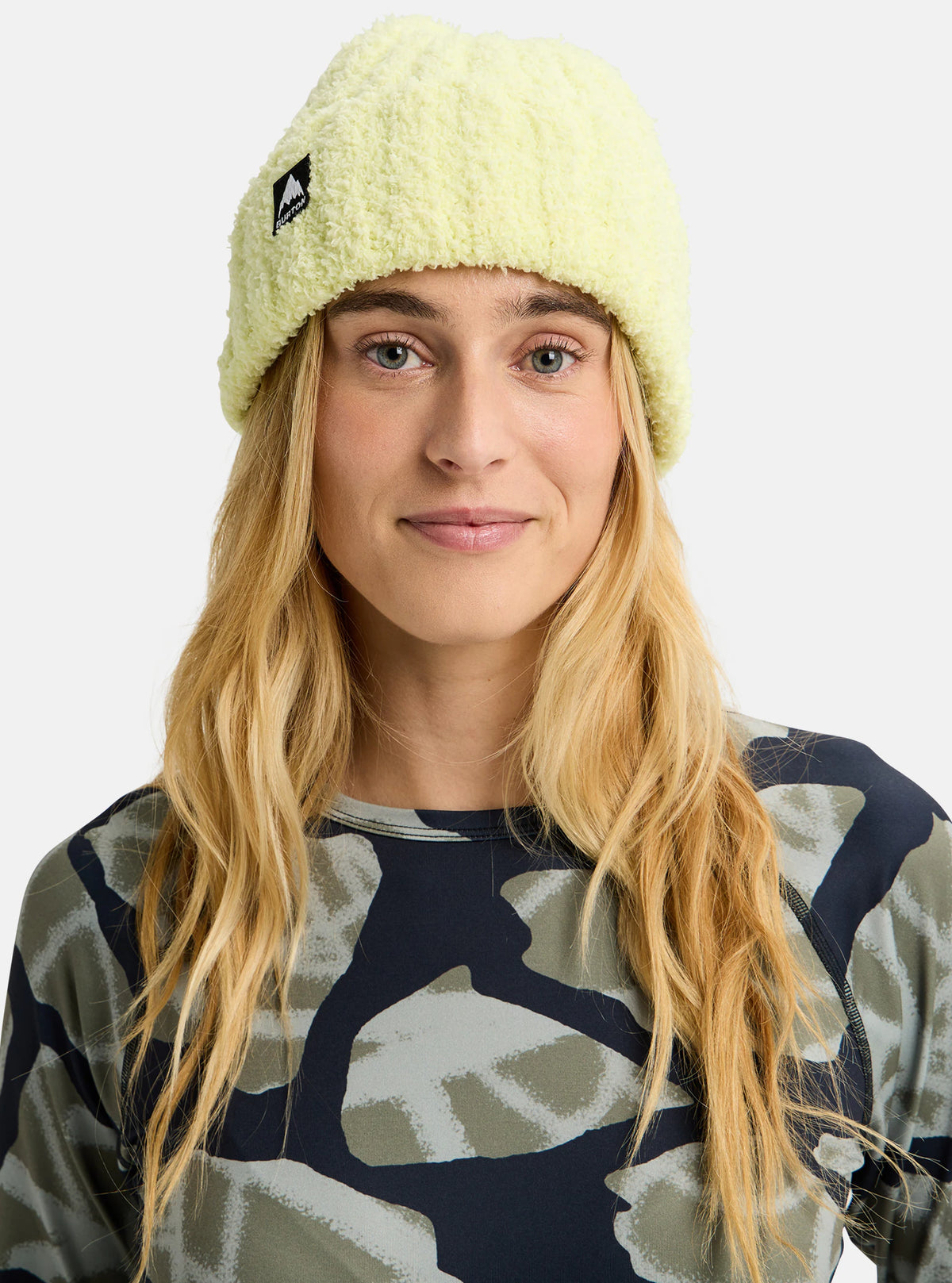 Burton Plush Beanie 2026 Glow Yellow Green - Elevation107