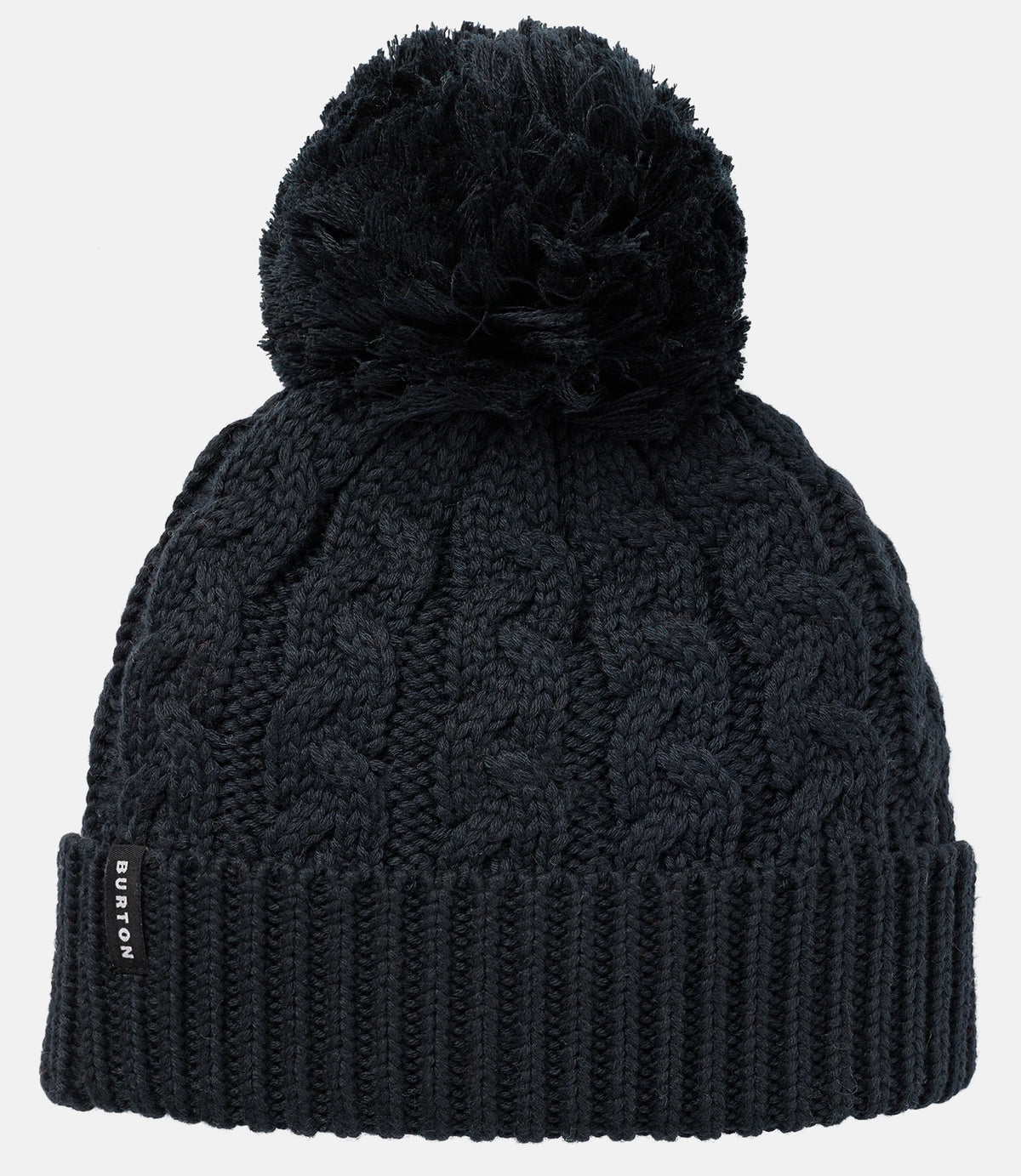 Burton Zippy Fleece Lined Beanie 2024 Black - Elevation107