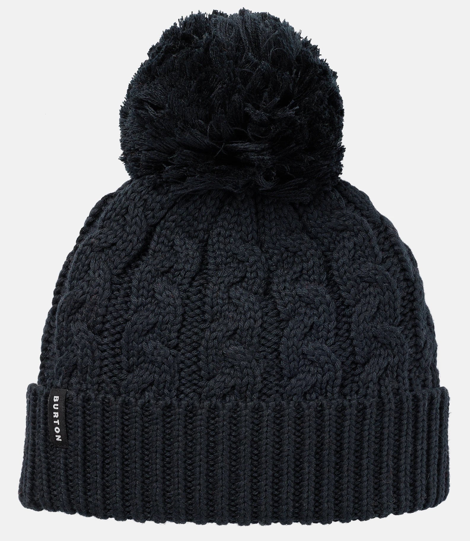 Burton Zippy Fleece Lined Beanie 2024 Black - Elevation107