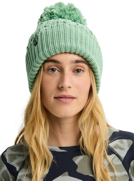Burton Zippy Fleeced Lined Beanie 2026 Soft Sage - Elevation107