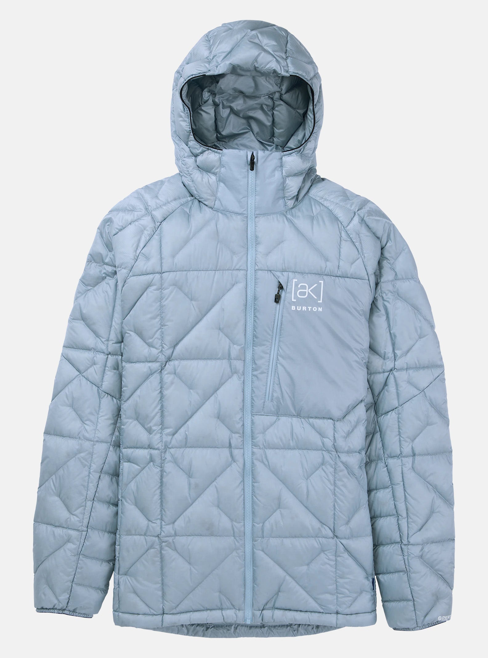 Burton [ak] Baker Hooded Down Jacket Mens 2025 Dusty Blue - Elevation107
