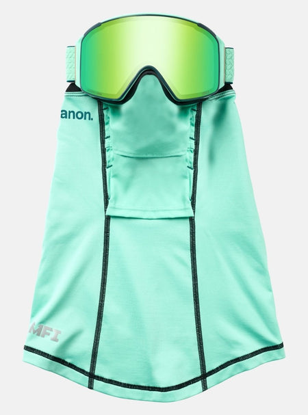 Anon M4S Toric Goggles & MFI Face Mask & Spare Lens Low Bridge Fit Powder Mint / Perceive Variable Green Lens - Elevation107