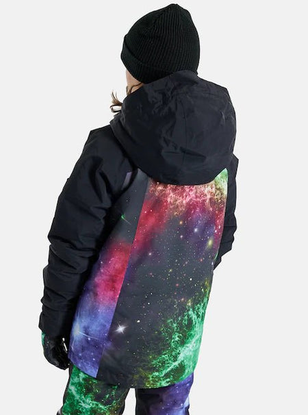 Burton Lodgepole Jacket Boys Black / Painted Planets - Elevation107