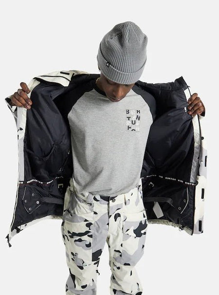 Burton Covert 2.0 Jacket Mens Stout White / Cookie Camo - Elevation107