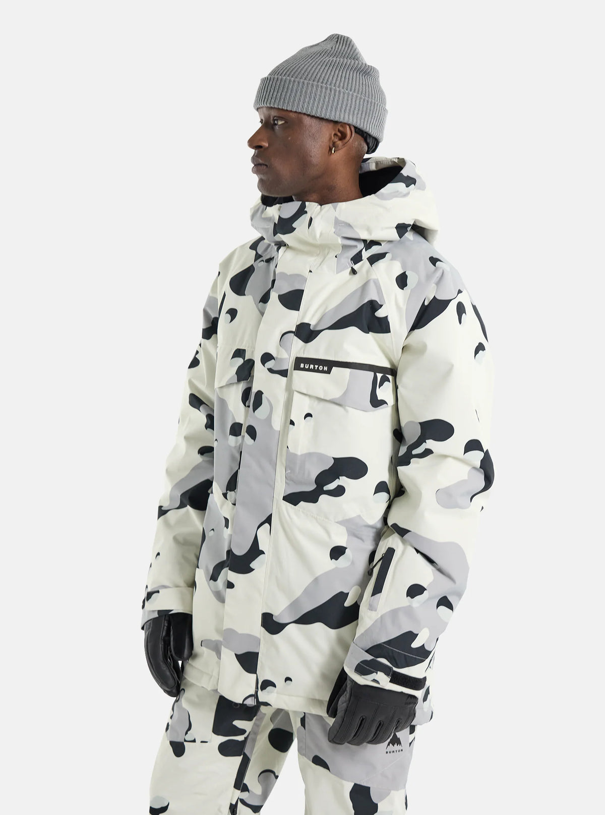 Burton Covert 2.0 Jacket Mens Stout White / Cookie Camo - Elevation107