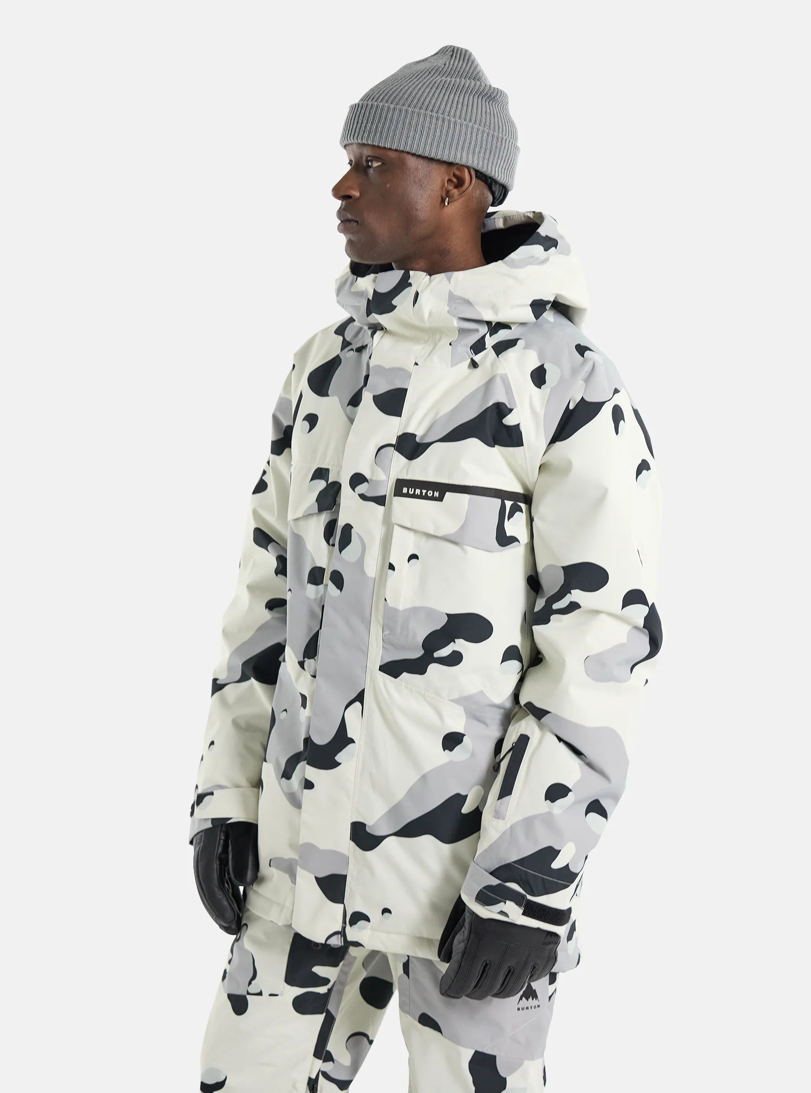 Burton Covert 2.0 Jacket Mens Stout White / Cookie Camo - Elevation107