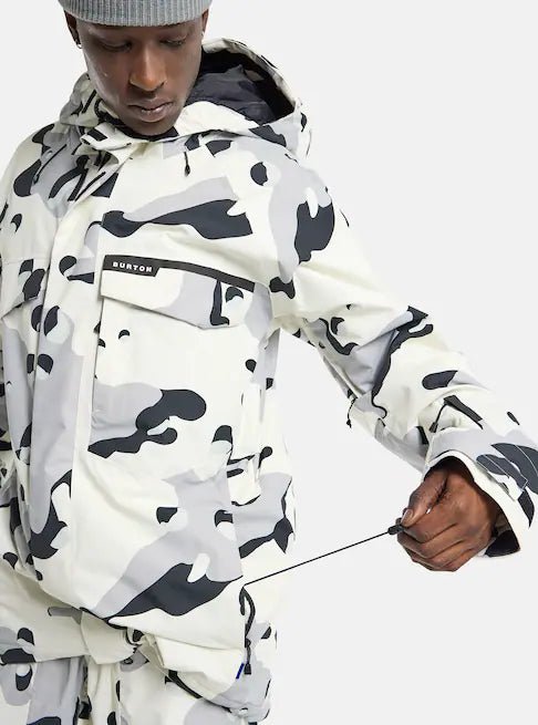 Burton Covert 2.0 Jacket Mens Stout White / Cookie Camo - Elevation107