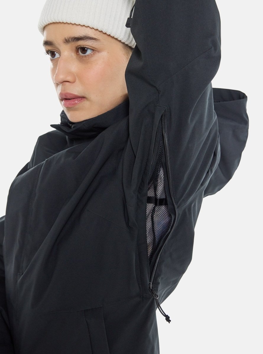 Burton Jet Ridge Jacket Womens 2025 Black - Elevation107