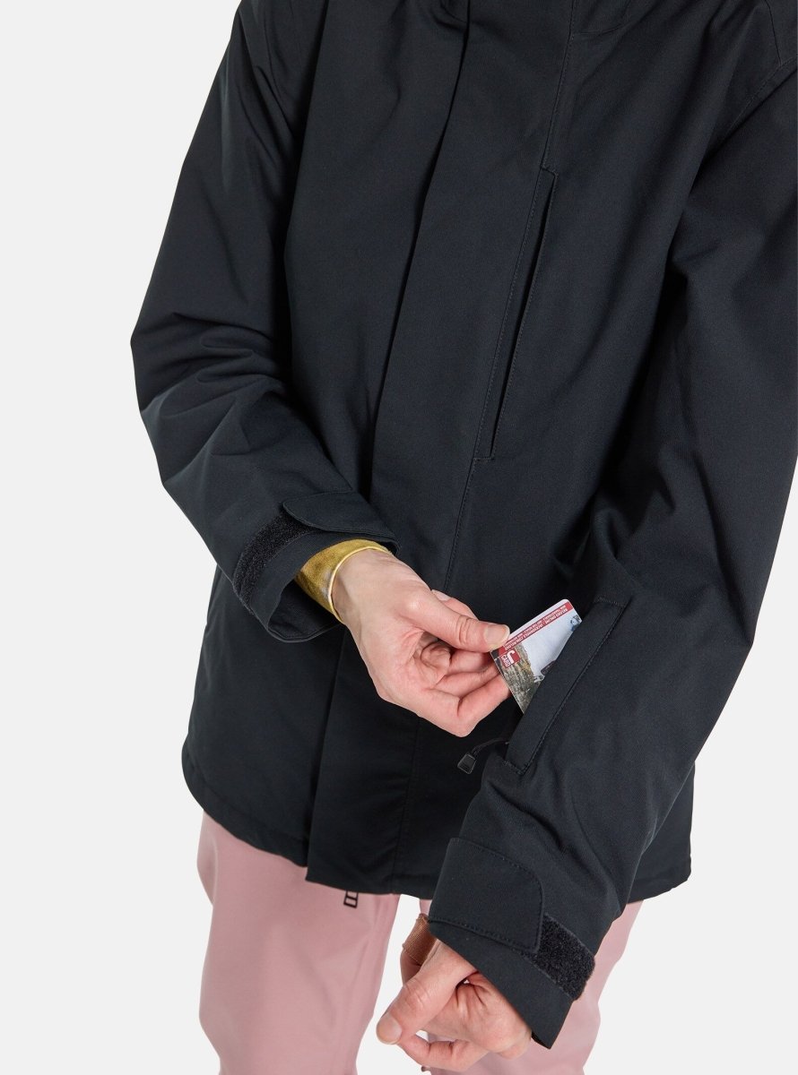 Burton Jet Ridge Jacket Womens 2025 Black - Elevation107